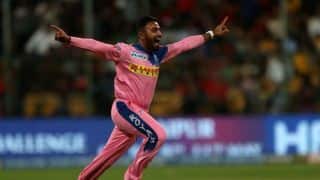 Shreyas Gopal claims 2nd hat-trick of IPL 2019, removing Virat Kohli, AB de Villiers and Marcus Stoinis